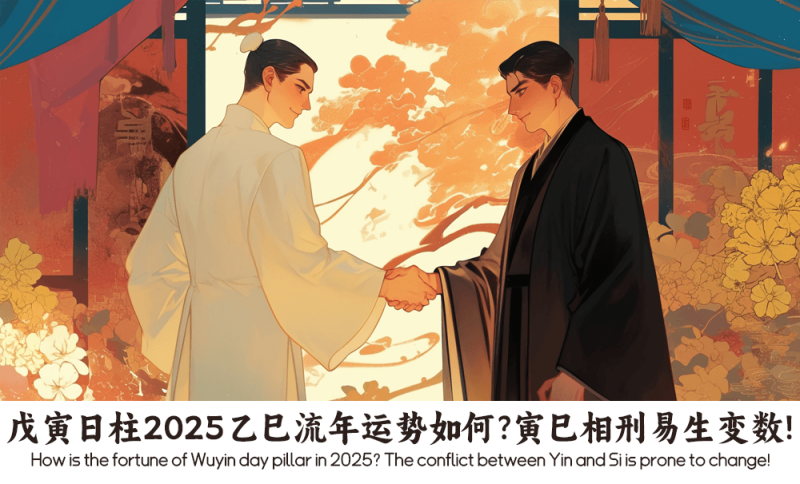 戊寅日柱2025乙巳流年