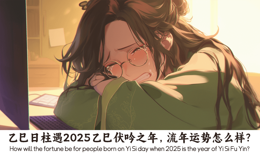 乙巳日柱遇2025乙巳伏吟之年，流年运势怎么样？