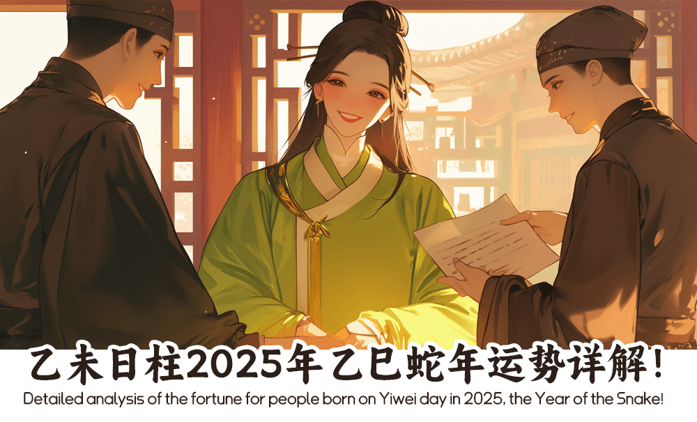 乙未日柱2025年乙巳蛇年运势详解！