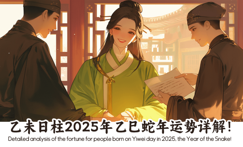 乙未日柱2025年乙巳蛇年运势