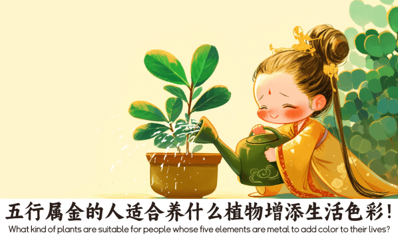 五行属金的人适合养什么植物