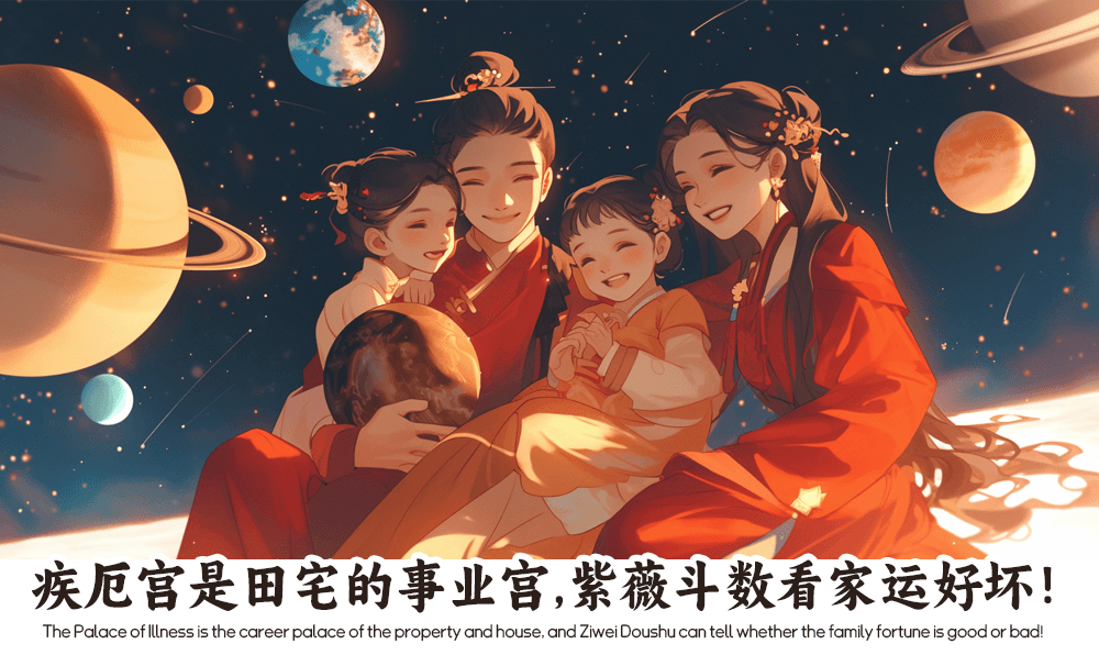 疾厄宫是田宅的事业宫，紫薇斗数看家运好坏！