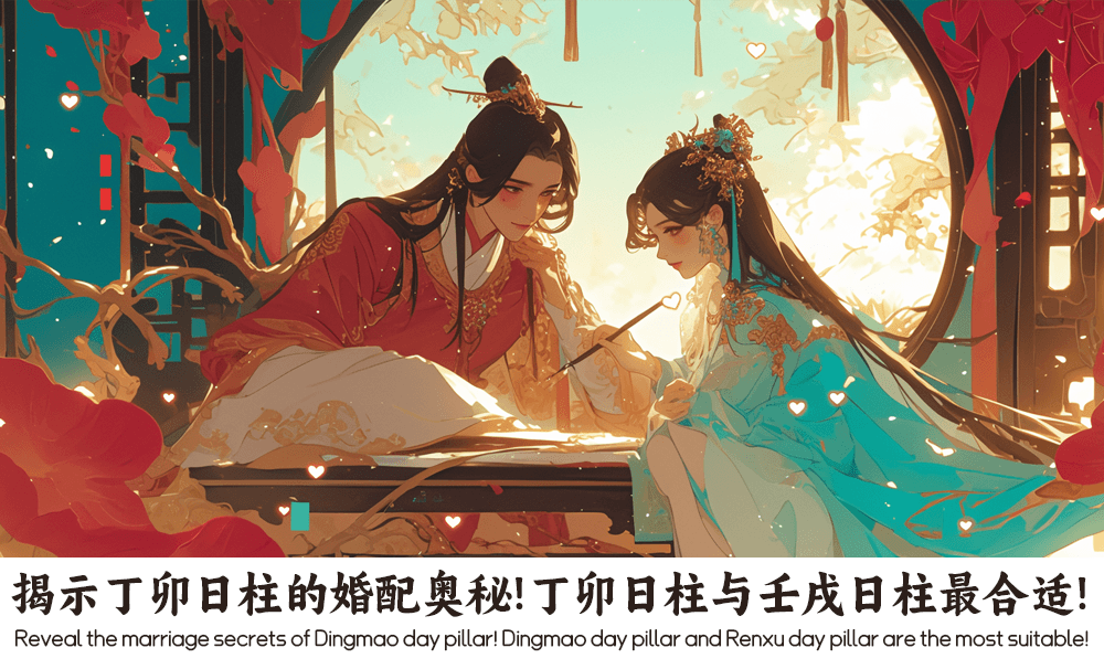 揭示丁卯日柱的婚配奥秘！丁卯日柱与壬戌日柱最合适！
