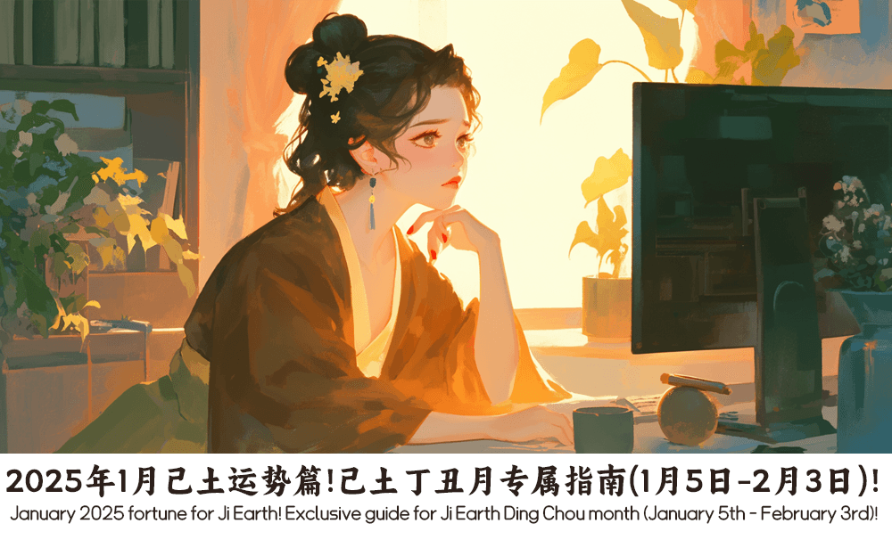 2025年1月己土运势篇!己土丁丑月专属指南（1月5日-2月3日）！