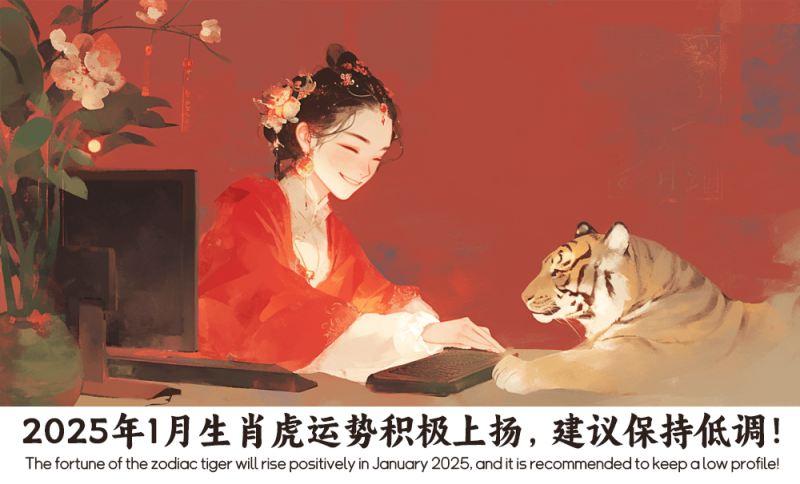 2025年1月生肖虎运势
