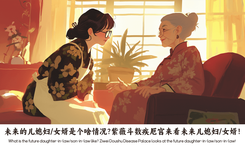 未来的儿媳妇/女婿是个啥情况？紫薇斗数疾厄宫来看未来儿媳妇/女婿！