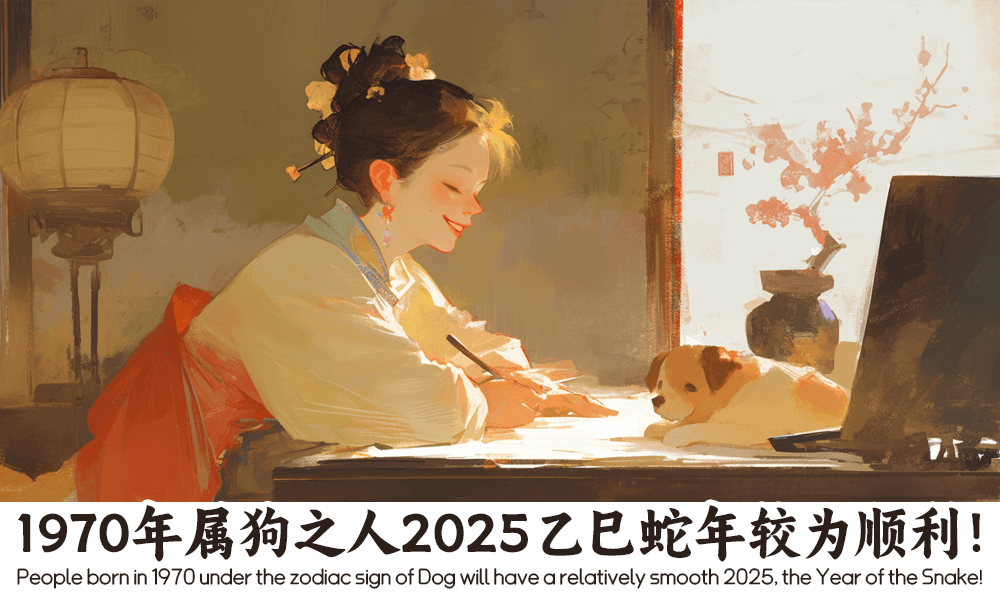 1970年属狗之人2025乙巳蛇年较为顺利！