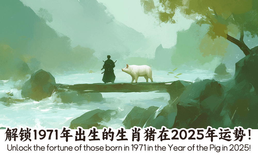 解锁1971年出生的生肖猪在2025年运势！