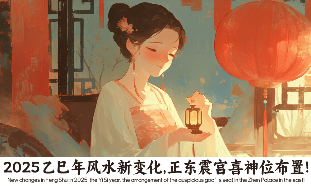 2025乙巳年风水新变化，正东震宫喜神位布置！