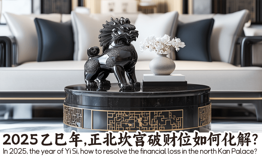 2025乙巳年，正北坎宫破财位如何化解？