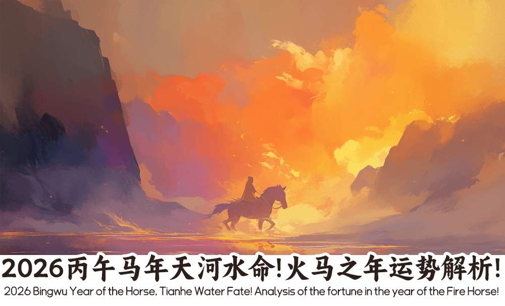 2026丙午马年天河水命！火马之年运势解析！
