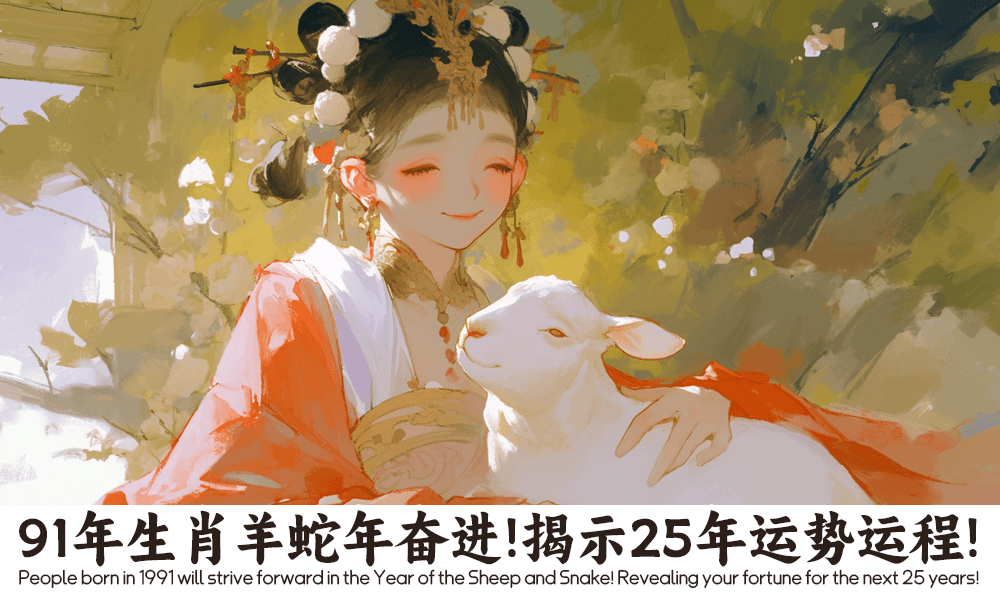 91年生肖羊蛇年奋进！揭示25年运势运程！