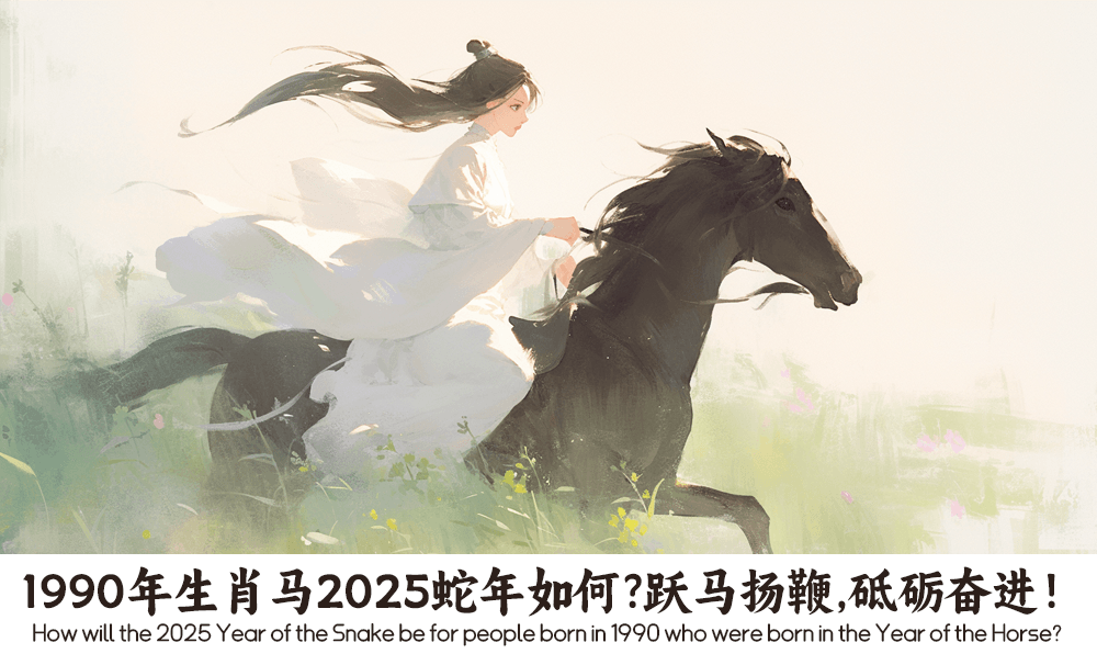 1990年生肖马2025蛇年如何？跃马扬鞭，砥砺奋进！