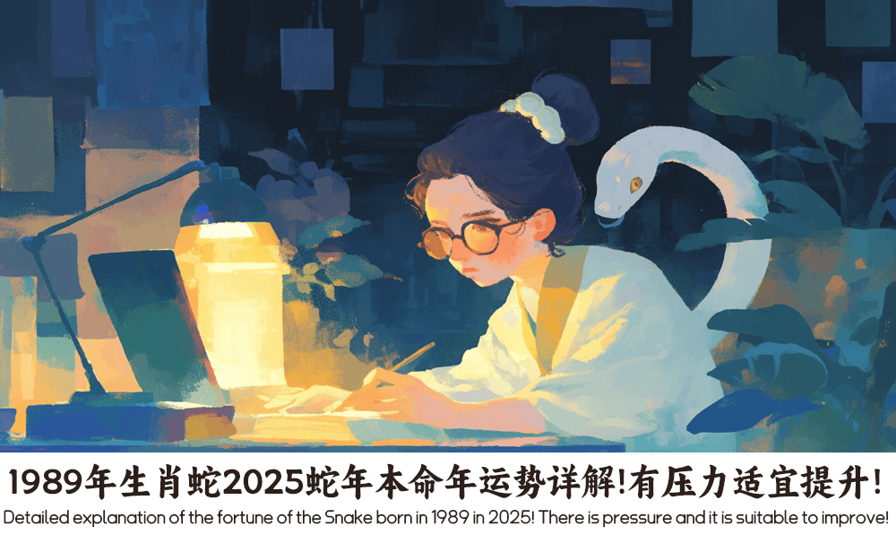 1989年生肖蛇2025蛇年本命年运势详解！有压力适宜提升！