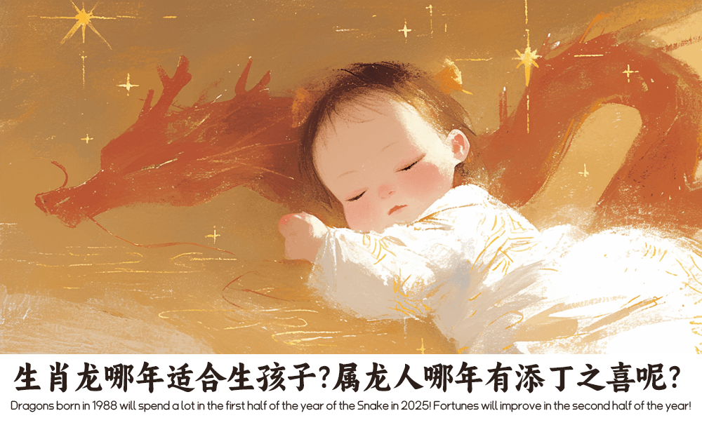生肖龙哪年适合生孩子？属龙人哪年有添丁之喜呢？
