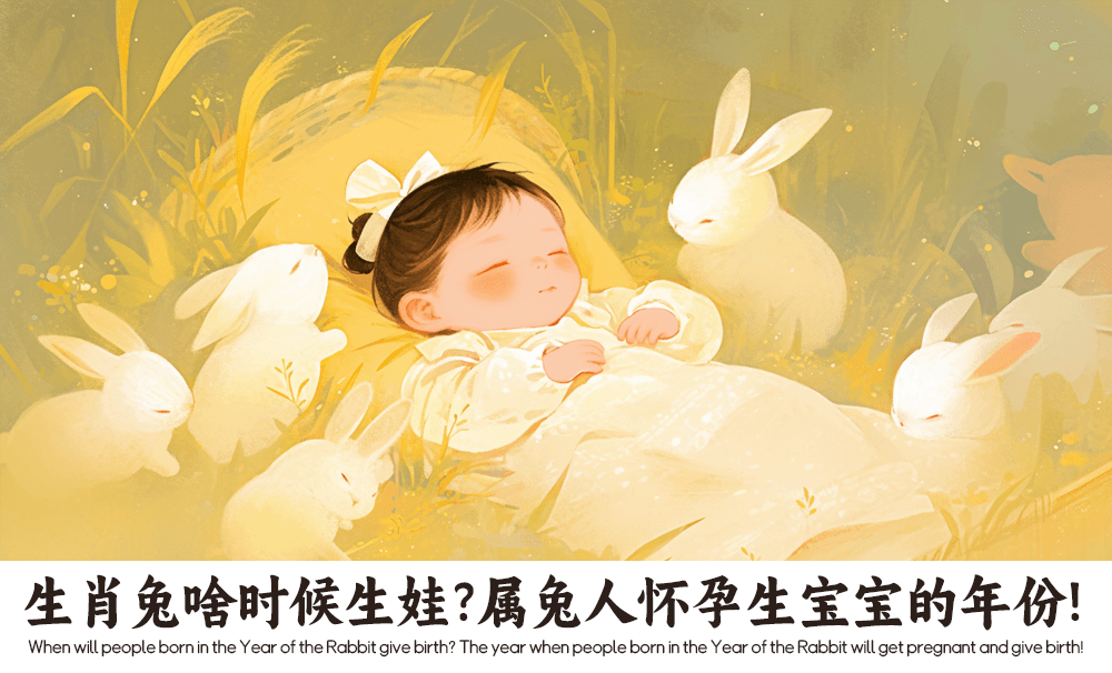 生肖兔啥时候生娃？属兔人怀孕生宝宝的年份！