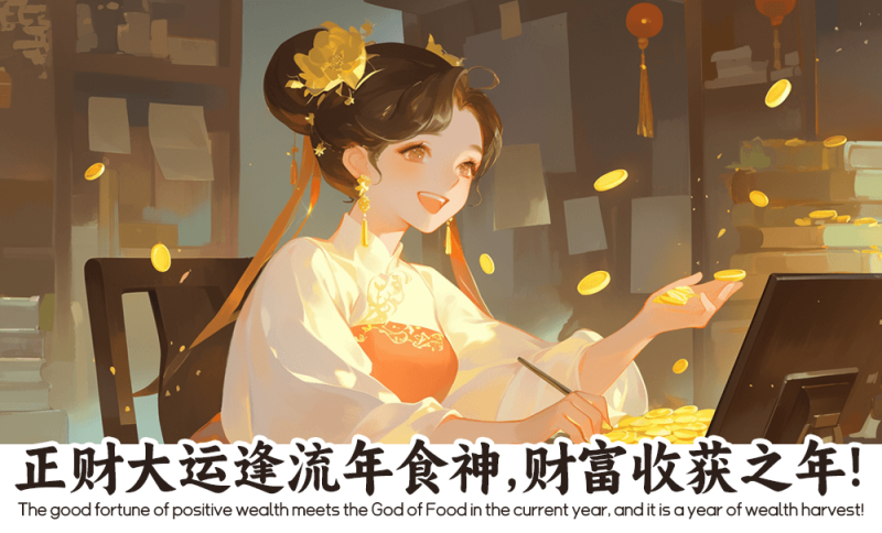 正财大运逢流年食神