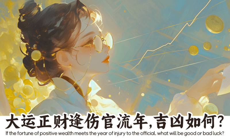 大运正财逢伤官流年
