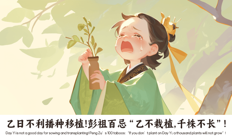 乙日不利播种移植