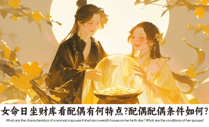 女命日坐财库看配偶