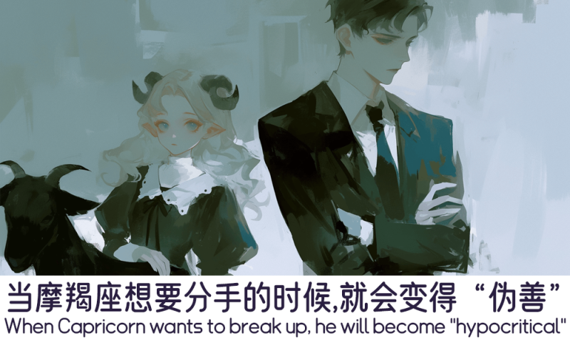 魔羯座分手时的“伪善”