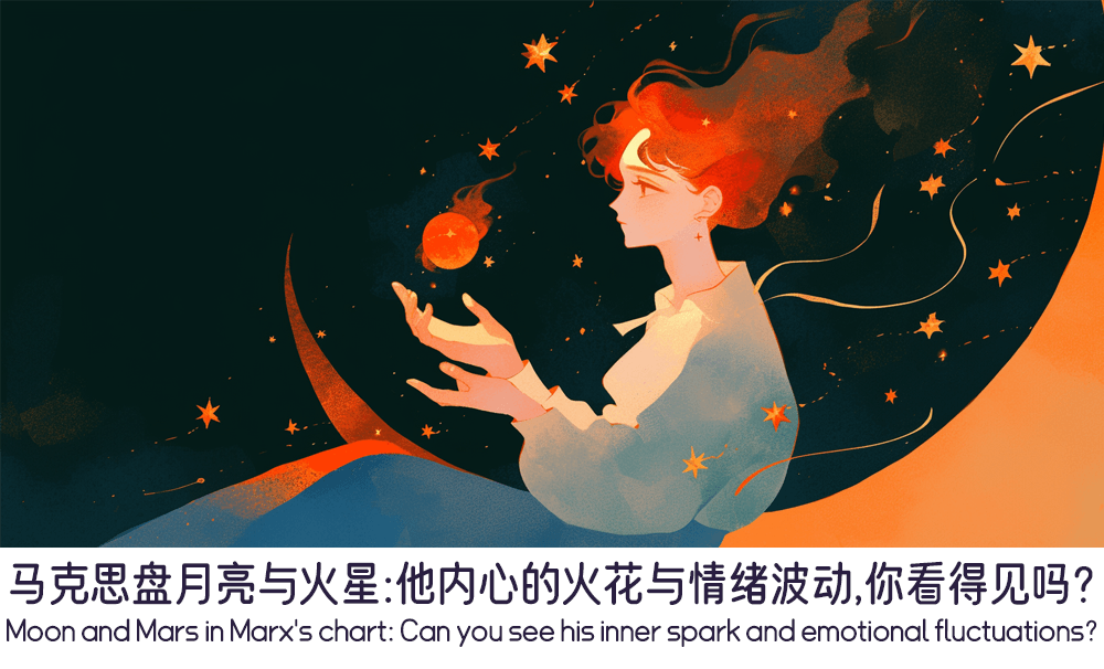 马克思盘月亮与火星：他内心的火花，你看得见吗？