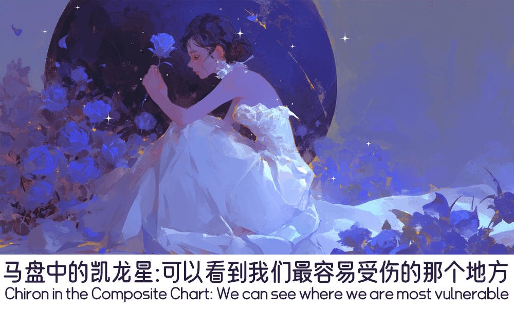 马盘中的凯龙星：可以看到我们最容易受伤的那个地方