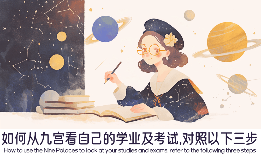 如何从九宫看自己的学业及考试，对照以下三步