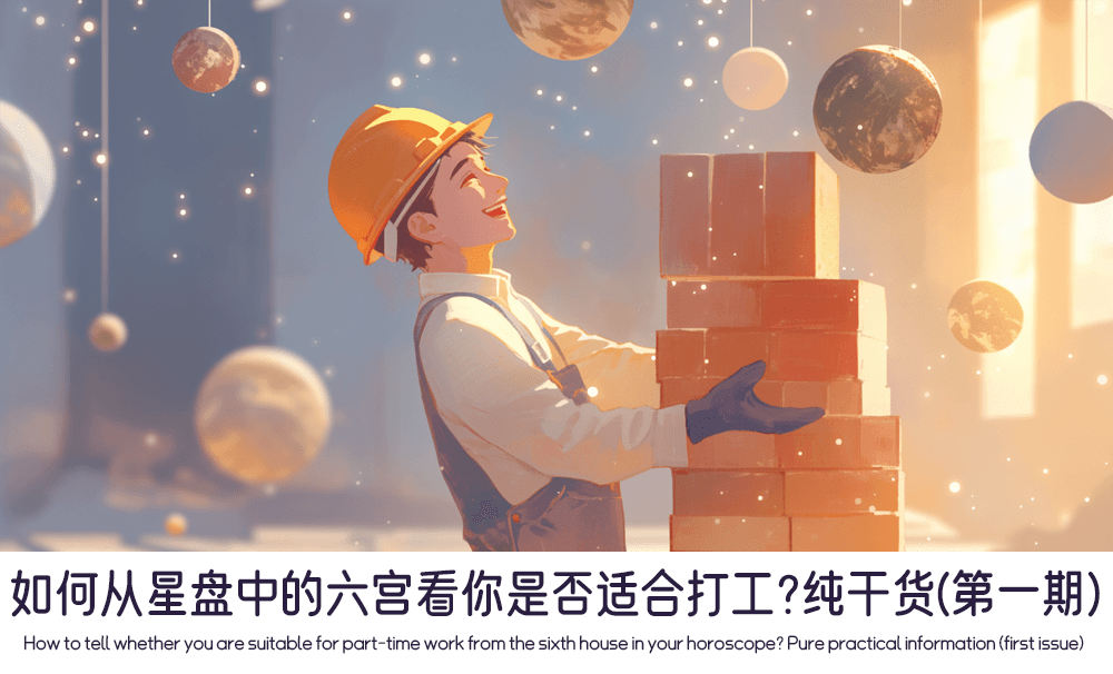 如何从星盘中的六宫看你是否适合打工？纯干货（第一期）
