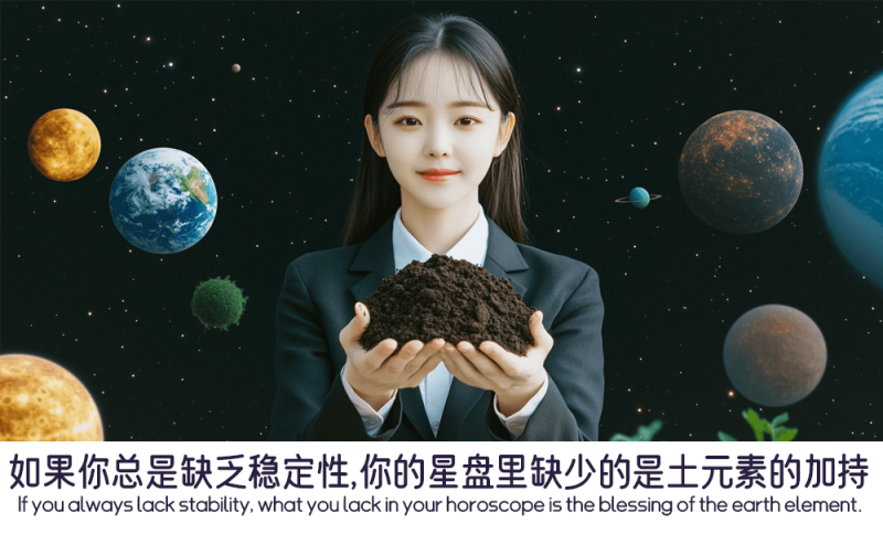 星盘中土元素对稳定性的加持作用