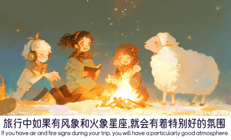 旅行中如果有风象和火象星座