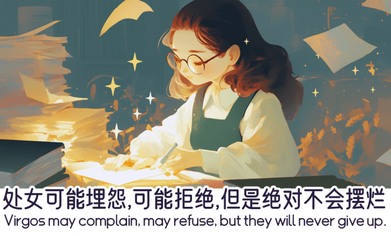 绝不摆烂的处女座