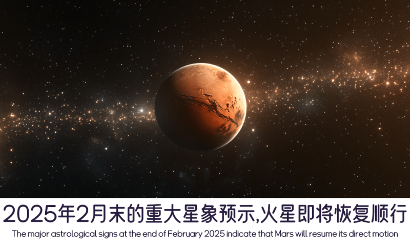 2025年2月末的火星顺行