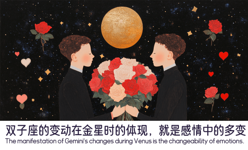 感情中多变的金星双子座