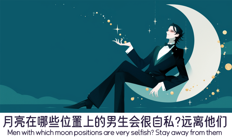 月亮在哪些位置上的男生会很自私？