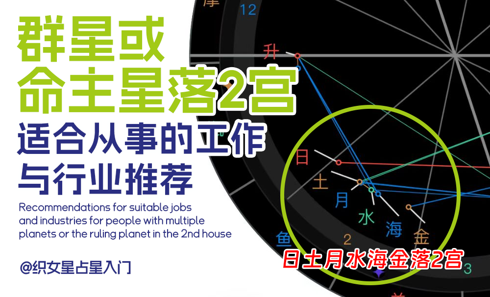 群星或命主星落2宫适合做什么工作