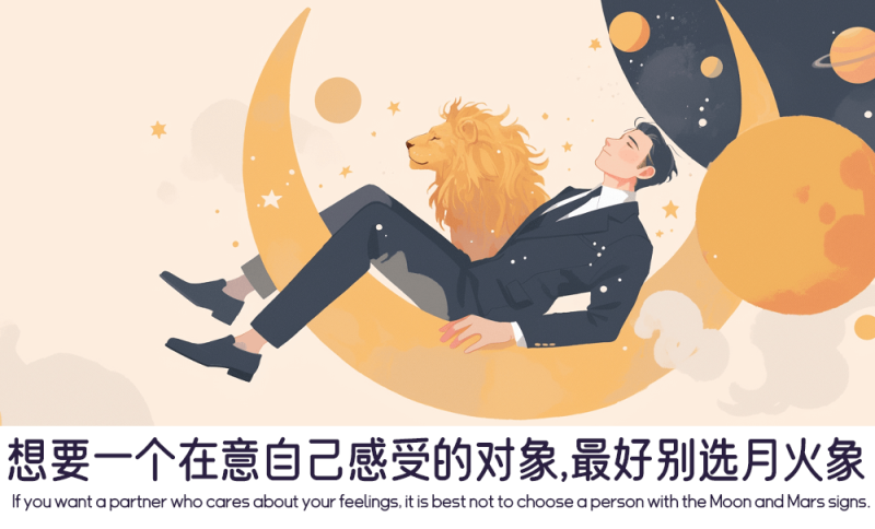想要在意自己感受的对象就别选月火象