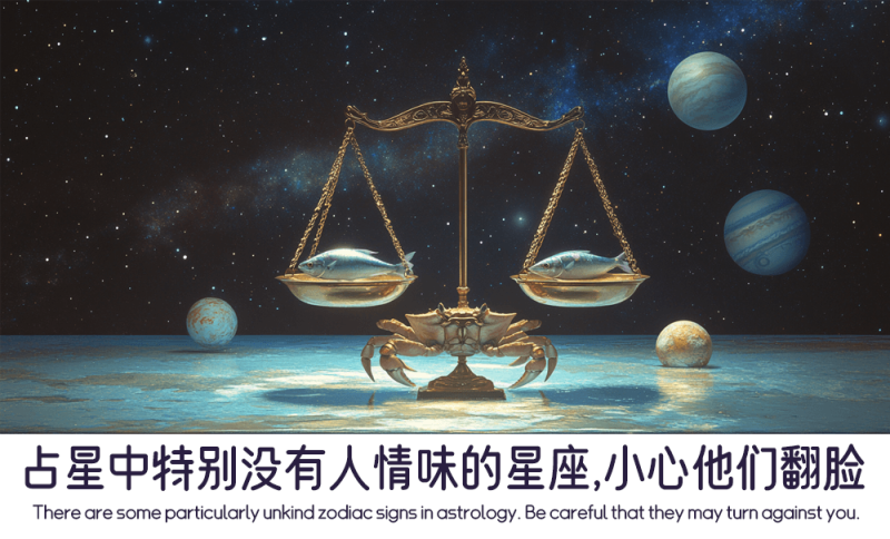占星中特别没有人情味的星座