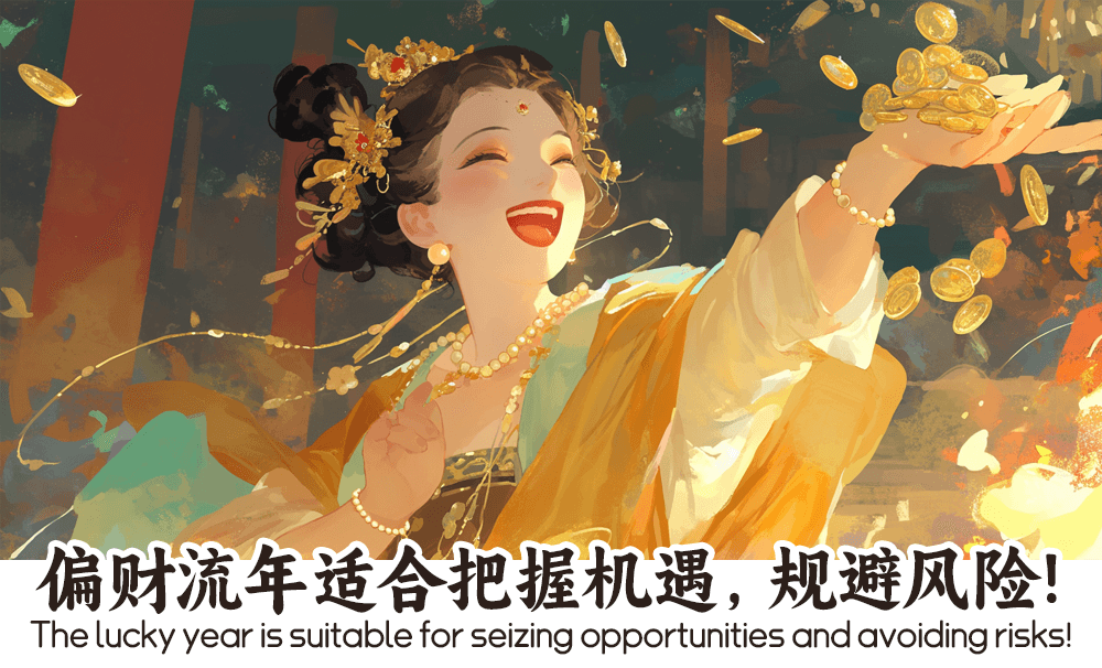偏财流年适合把握机遇，规避风险!