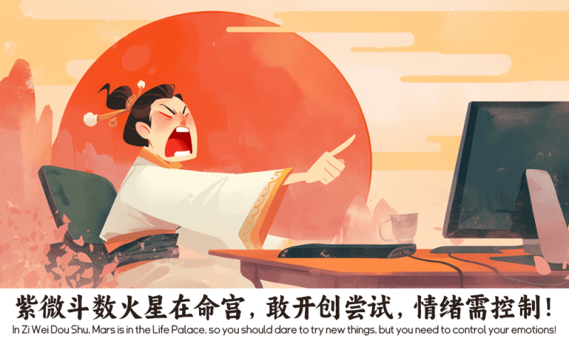 紫微斗数火星在命宫