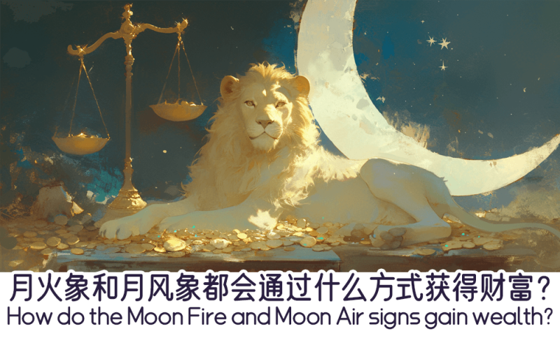 月火象和月风象都会通过什么方式获得财富
