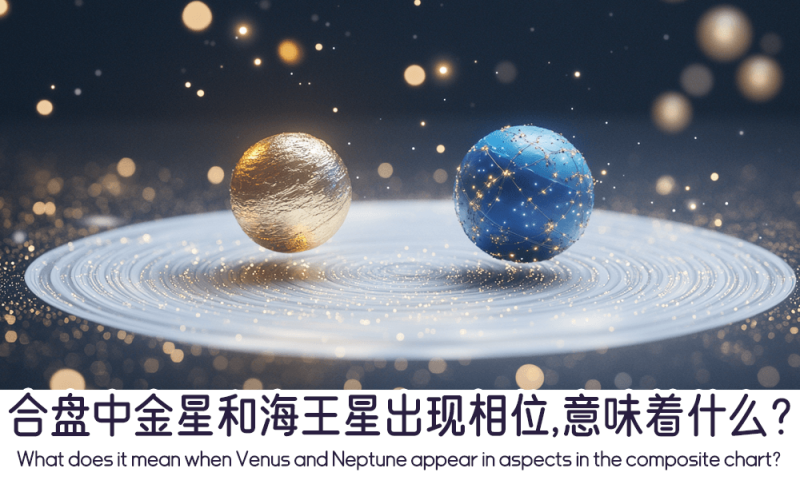 合盘中金星和海王星出现相位