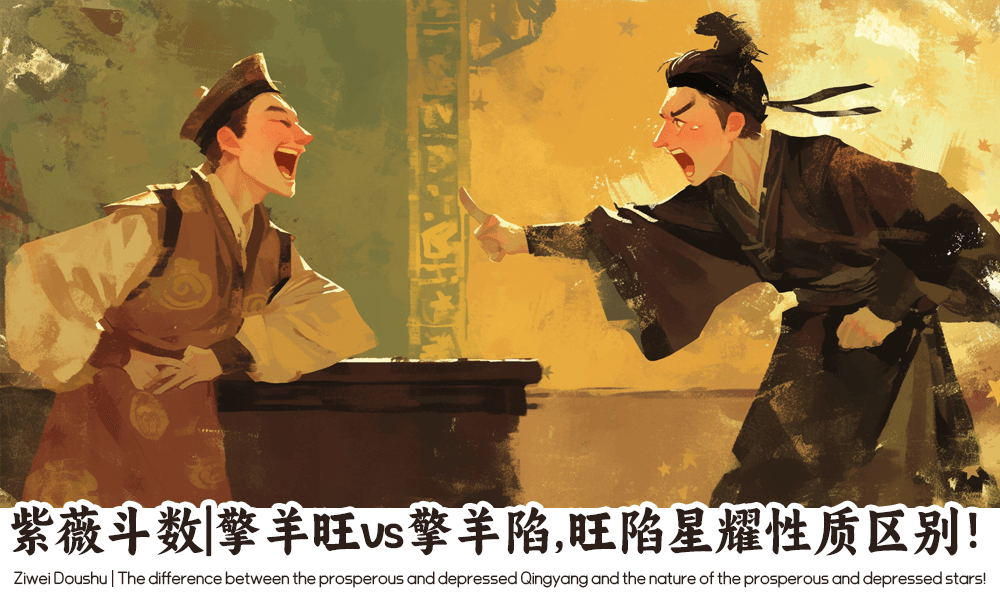 紫薇斗数|擎羊旺vs擎羊陷，旺陷星耀性质区别！
