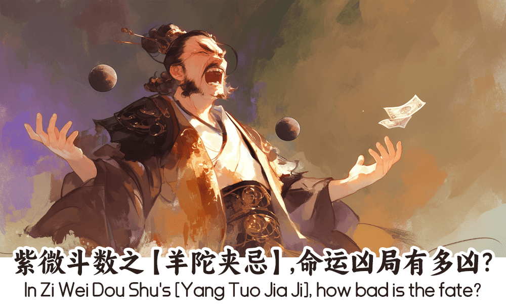 紫微斗数之【羊陀夹忌】，命运凶局有多凶？
