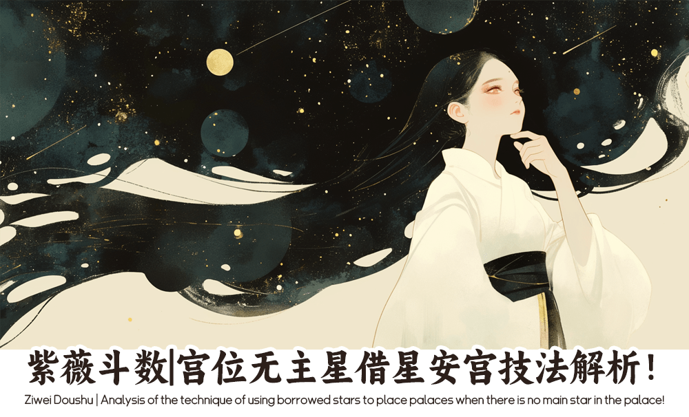 紫薇斗数|宫位无主星借星安宫技法解析！