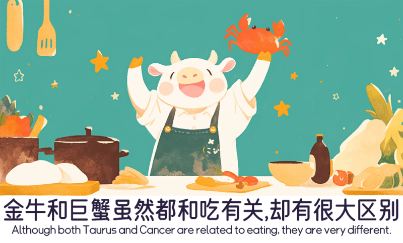 跟吃有关的金牛座和巨蟹座