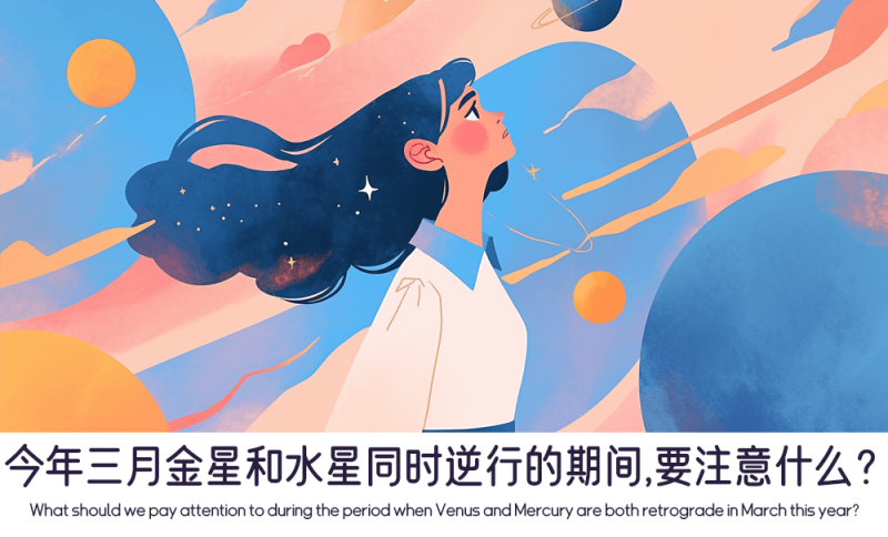 今年三月金星和水星同时逆行的期间