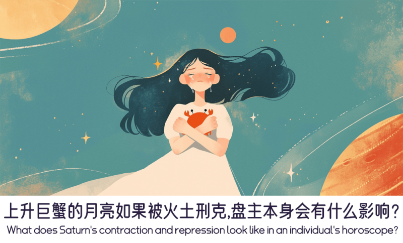 上升巨蟹的月亮如果被火土刑克