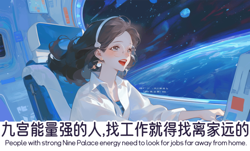 九宫能量强的人要找离家远的工作
