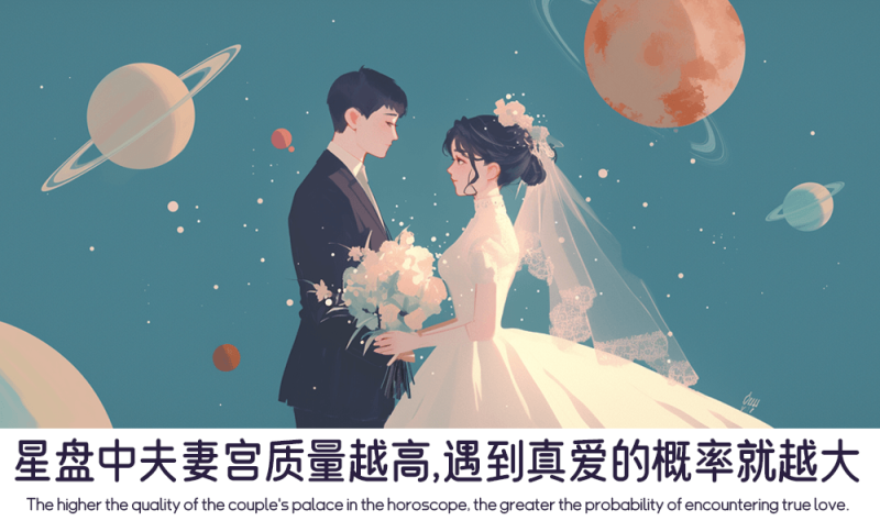 夫妻宫质量越高，遇真爱概率越大